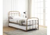 3ft Single Retro Antique Bronze Overnight Guest Bed Frame 4